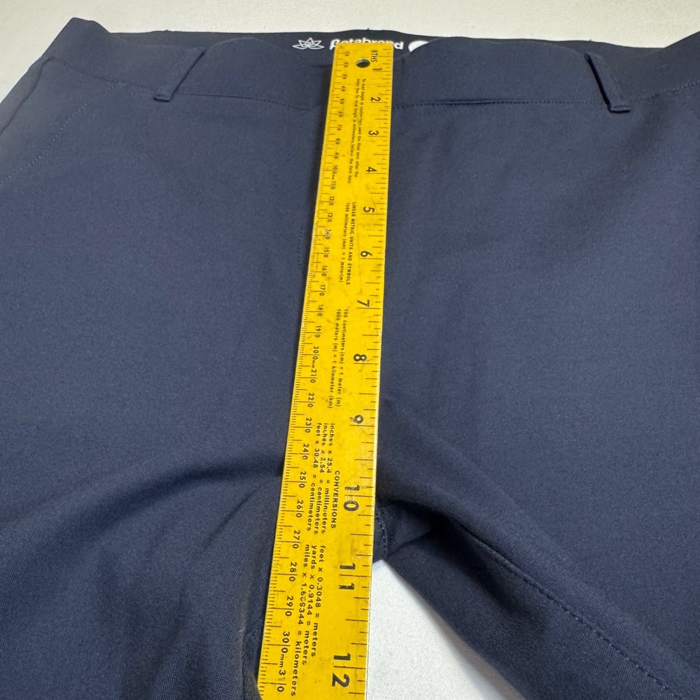 Betabrand NWT Size L Petite navy yoga dress pants straight leg workwear size l - Picture 6 of 7